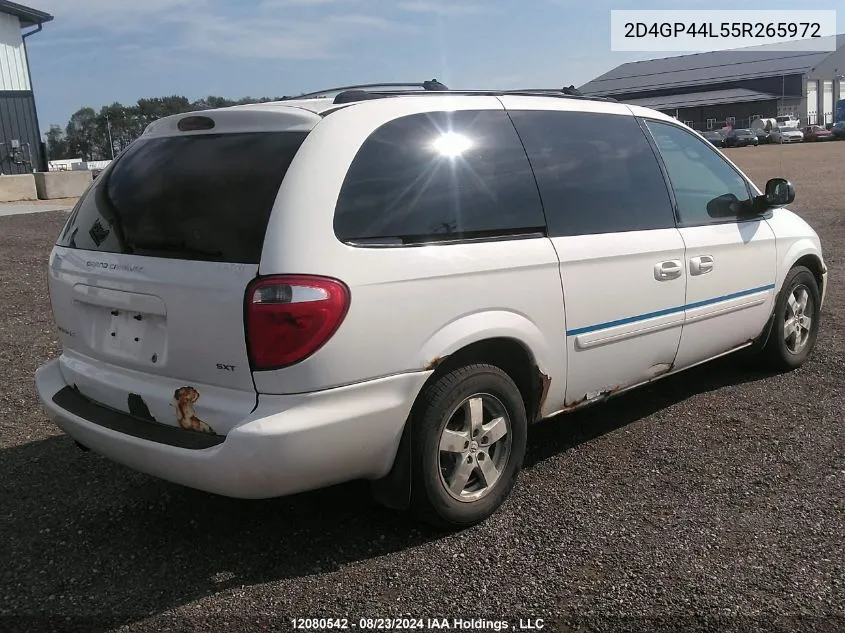 2D4GP44L55R265972 2005 Dodge Grand Caravan Sxt