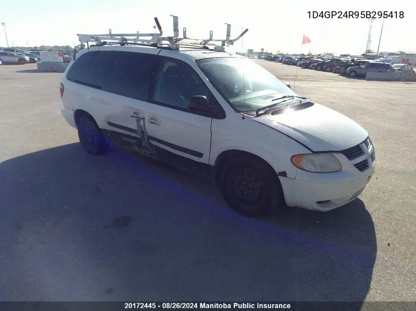 1D4GP24R95B295418 2005 Dodge Grand Caravan