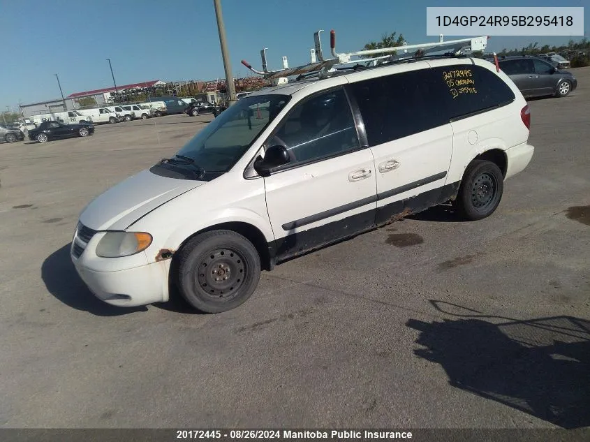 1D4GP24R95B295418 2005 Dodge Grand Caravan