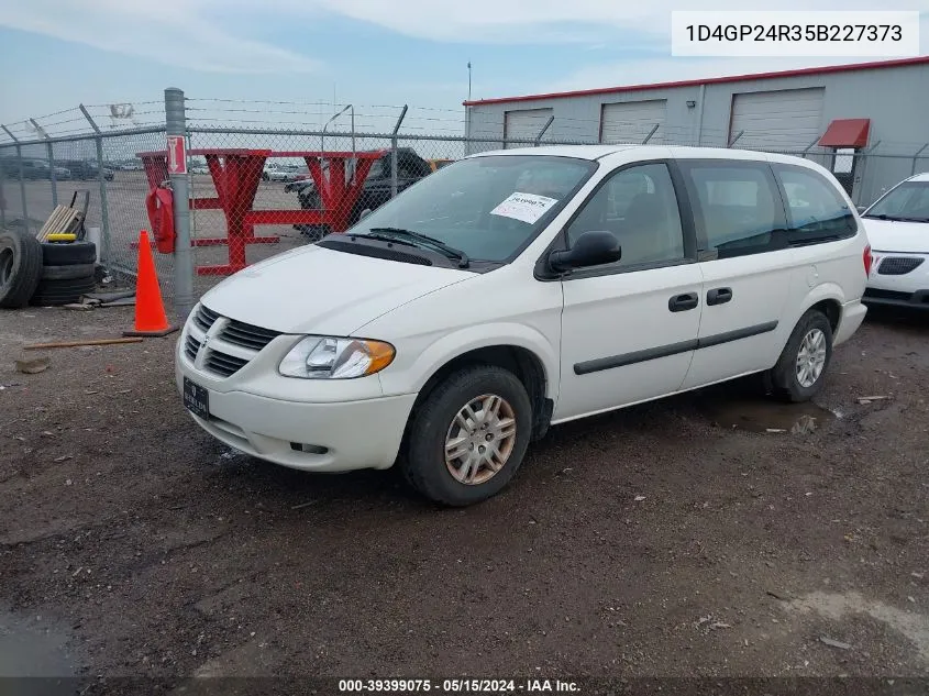 2005 Dodge Grand Caravan Se VIN: 1D4GP24R35B227373 Lot: 39399075