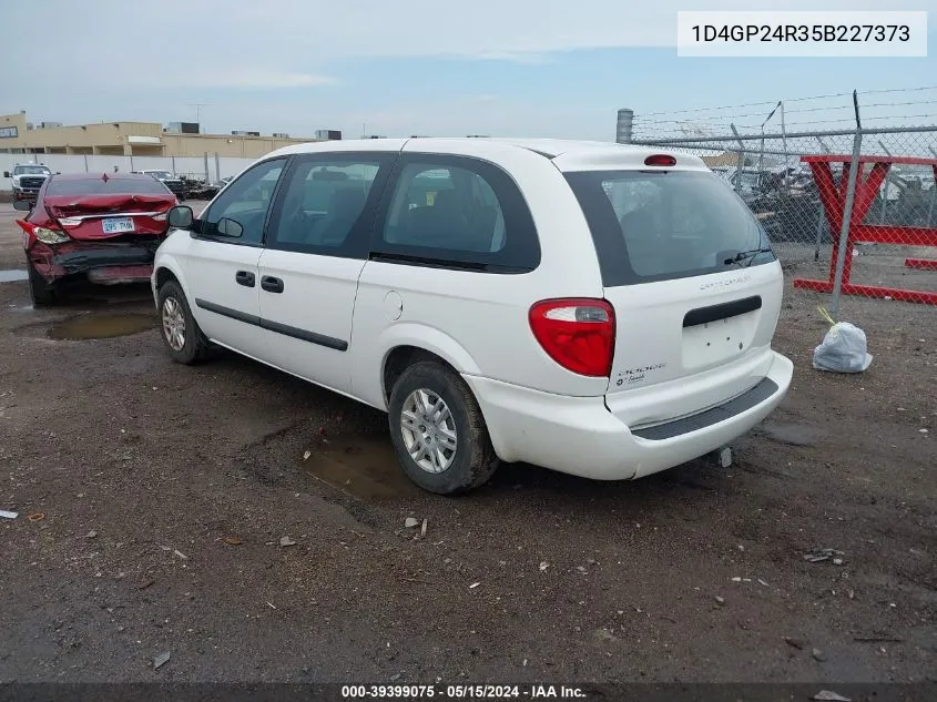 1D4GP24R35B227373 2005 Dodge Grand Caravan Se