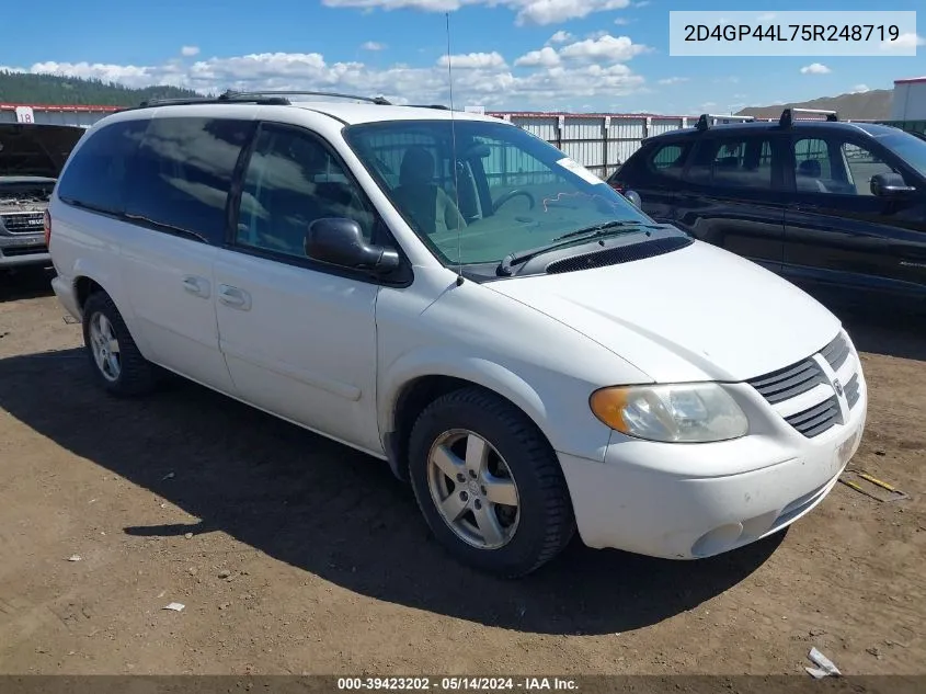 2005 Dodge Grand Caravan Sxt VIN: 2D4GP44L75R248719 Lot: 39423202