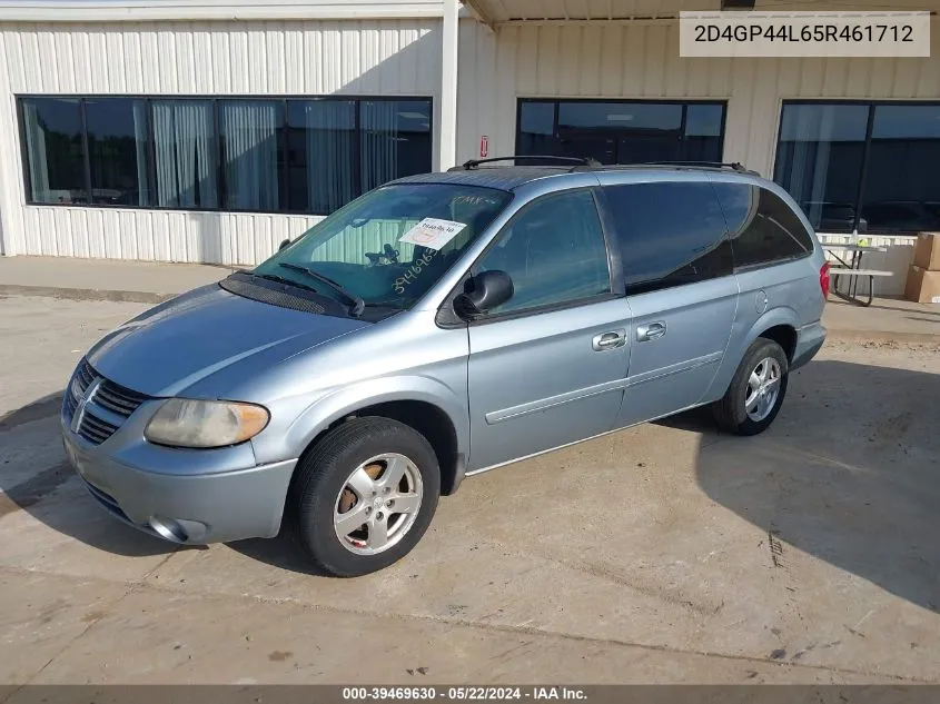 2005 Dodge Grand Caravan Sxt VIN: 2D4GP44L65R461712 Lot: 39469630