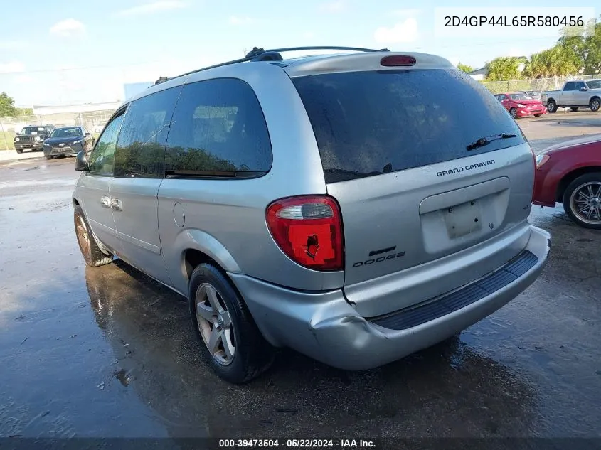 2005 Dodge Grand Caravan Sxt VIN: 2D4GP44L65R580456 Lot: 39473504