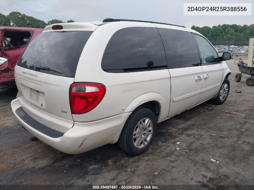 2005 Dodge Grand Caravan Se VIN: 2D4GP24R25R388556 Lot: 39497497