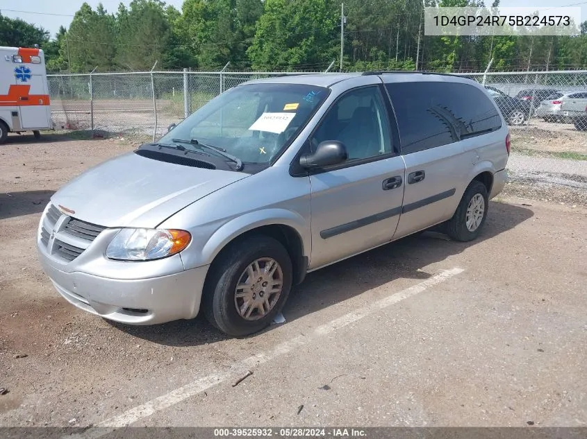 2005 Dodge Grand Caravan Se VIN: 1D4GP24R75B224573 Lot: 39525932