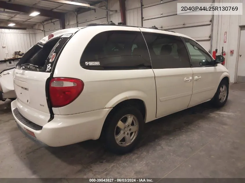 2005 Dodge Grand Caravan Sxt VIN: 2D4GP44L25R130769 Lot: 39543827