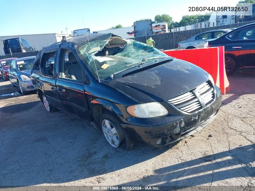 2005 Dodge Grand Caravan Sxt VIN: 2D8GP44L05R132650 Lot: 39575968