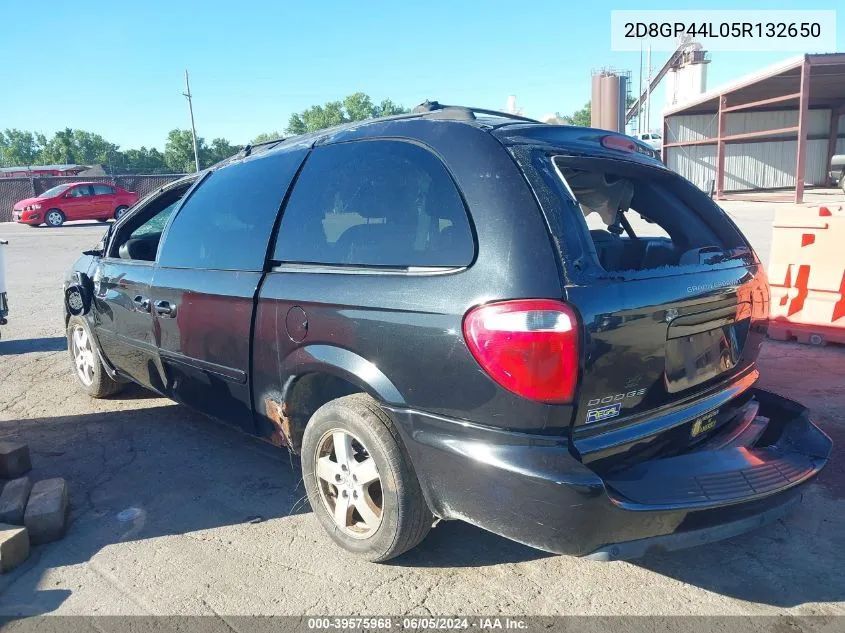 2005 Dodge Grand Caravan Sxt VIN: 2D8GP44L05R132650 Lot: 39575968