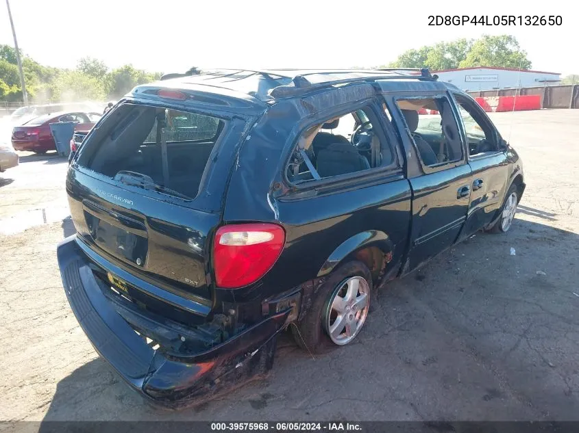 2005 Dodge Grand Caravan Sxt VIN: 2D8GP44L05R132650 Lot: 39575968