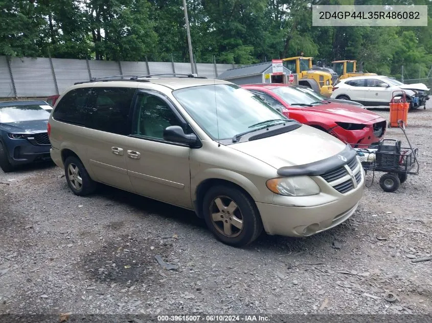 2005 Dodge Grand Caravan Sxt VIN: 2D4GP44L35R486082 Lot: 39615007