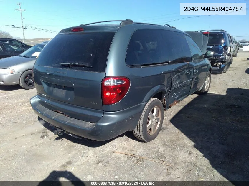 2D4GP44L55R404787 2005 Dodge Grand Caravan Sxt