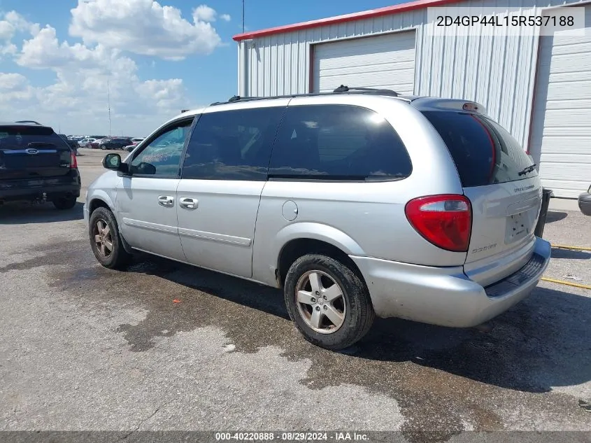 2005 Dodge Grand Caravan Sxt VIN: 2D4GP44L15R537188 Lot: 40220888