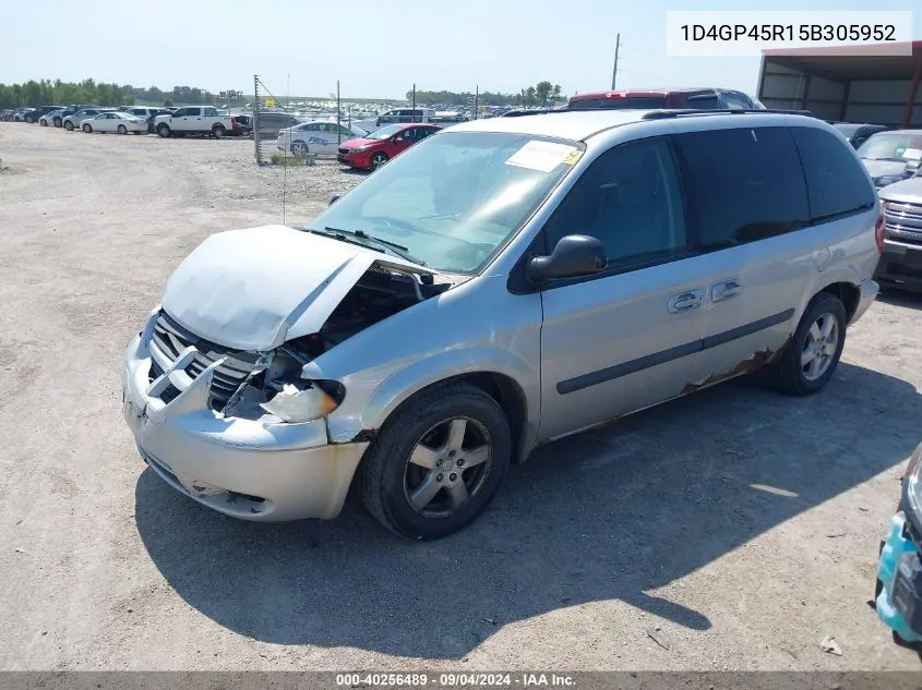 1D4GP45R15B305952 2005 Dodge Caravan Sxt