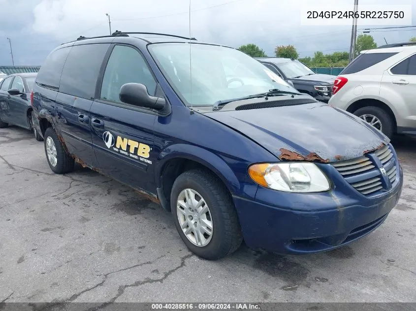 2D4GP24R65R225750 2005 Dodge Grand Caravan Se