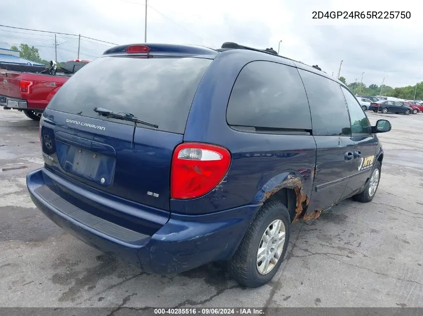 2D4GP24R65R225750 2005 Dodge Grand Caravan Se