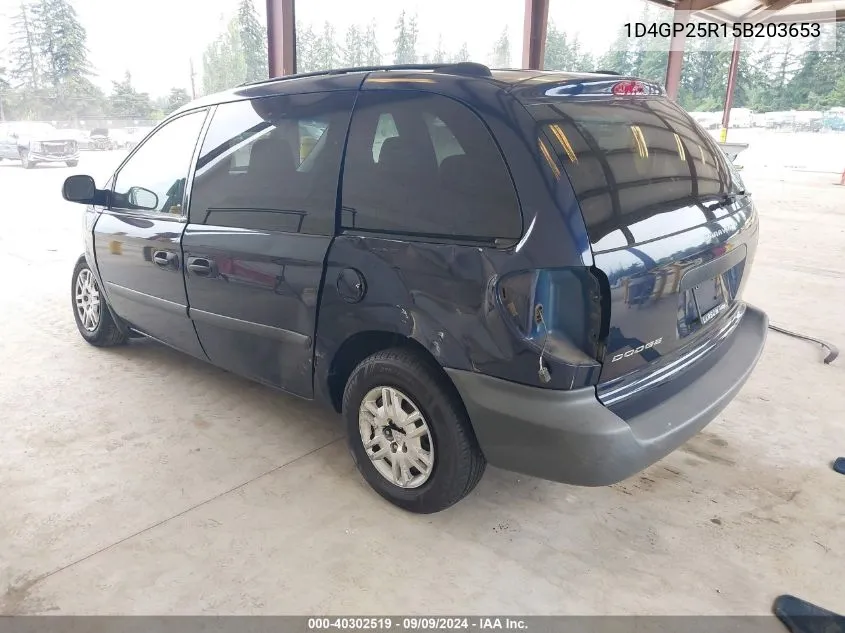 1D4GP25R15B203653 2005 Dodge Caravan Se