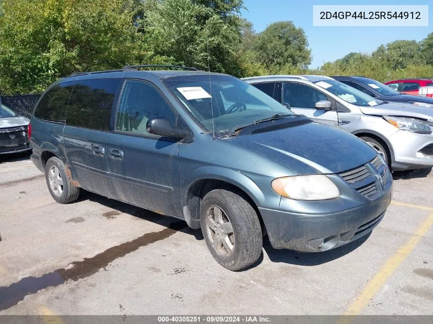 2005 Dodge Grand Caravan Sxt VIN: 2D4GP44L25R544912 Lot: 40305251