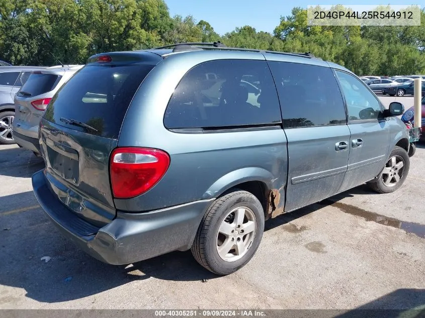 2005 Dodge Grand Caravan Sxt VIN: 2D4GP44L25R544912 Lot: 40305251