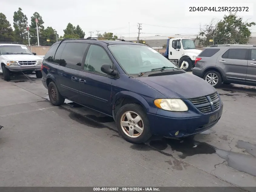 2D4GP44L25R223372 2005 Dodge Grand Caravan Sxt