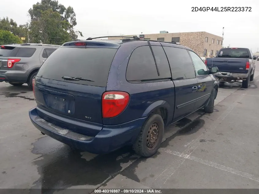 2D4GP44L25R223372 2005 Dodge Grand Caravan Sxt