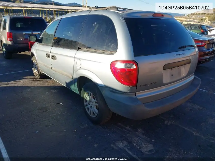 1D4GP25B05B410702 2005 Dodge Caravan Se