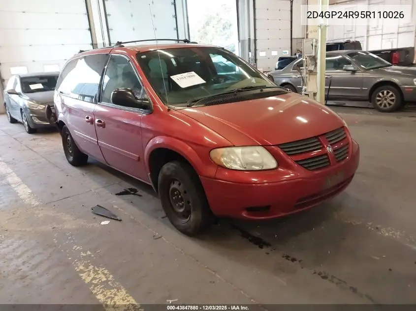 2D4GP24R95R110026 2005 Dodge Grand Caravan Se