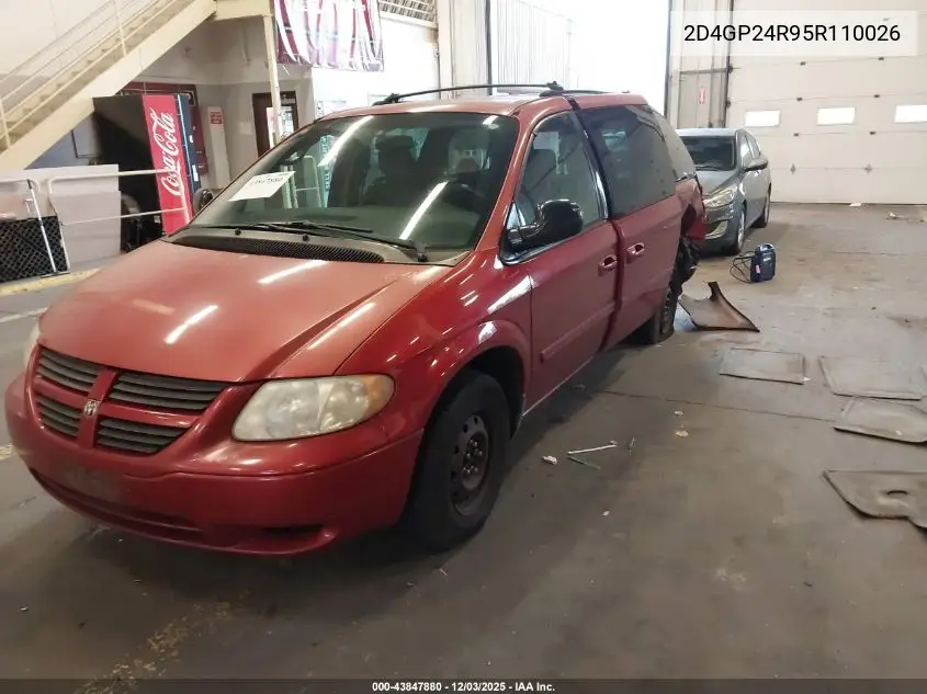 2D4GP24R95R110026 2005 Dodge Grand Caravan Se