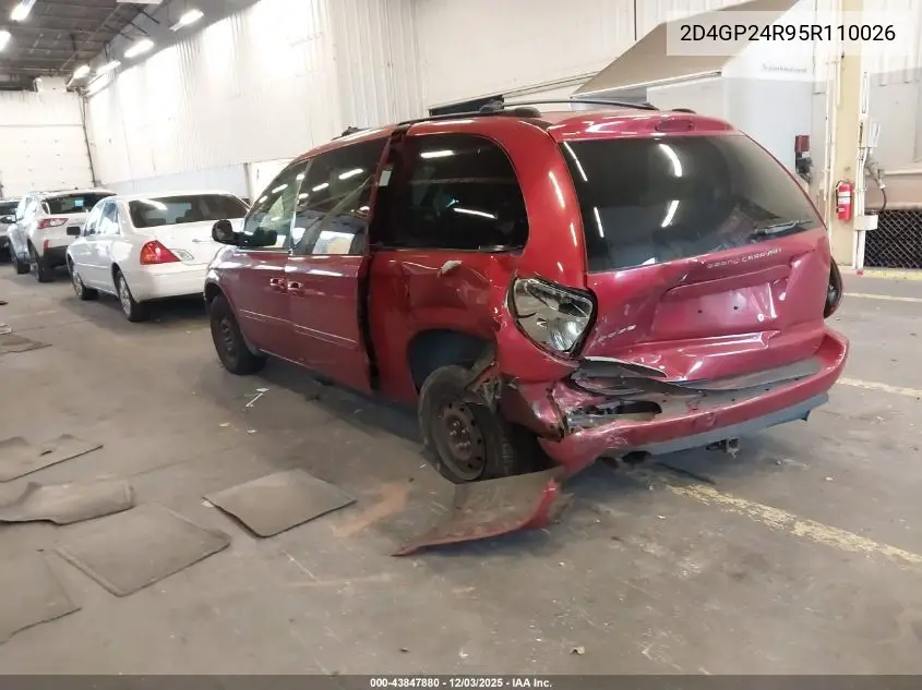 2D4GP24R95R110026 2005 Dodge Grand Caravan Se