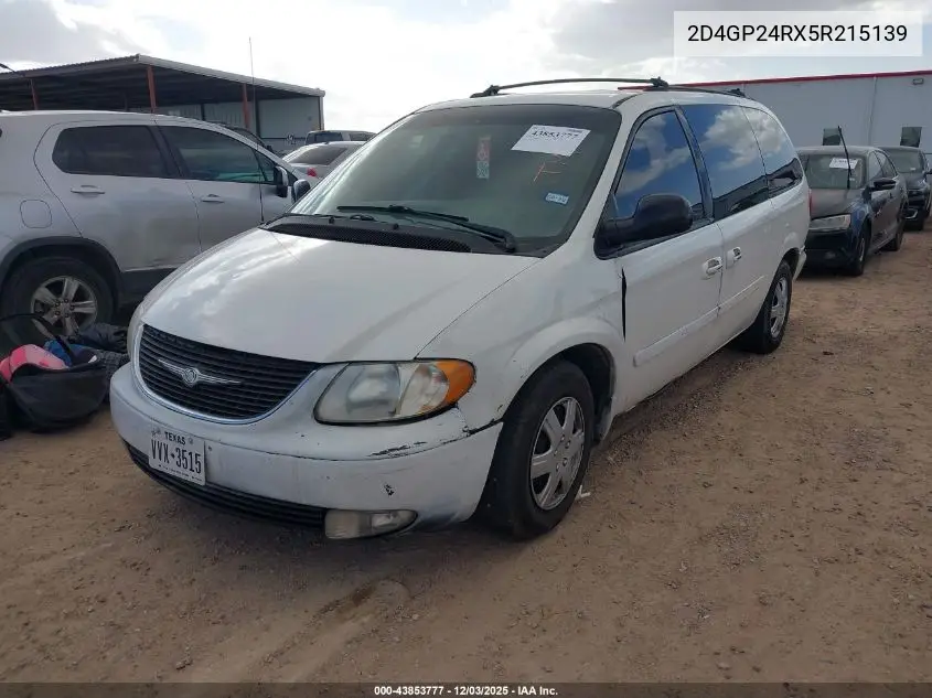2D4GP24RX5R215139 2005 Dodge Grand Caravan Se