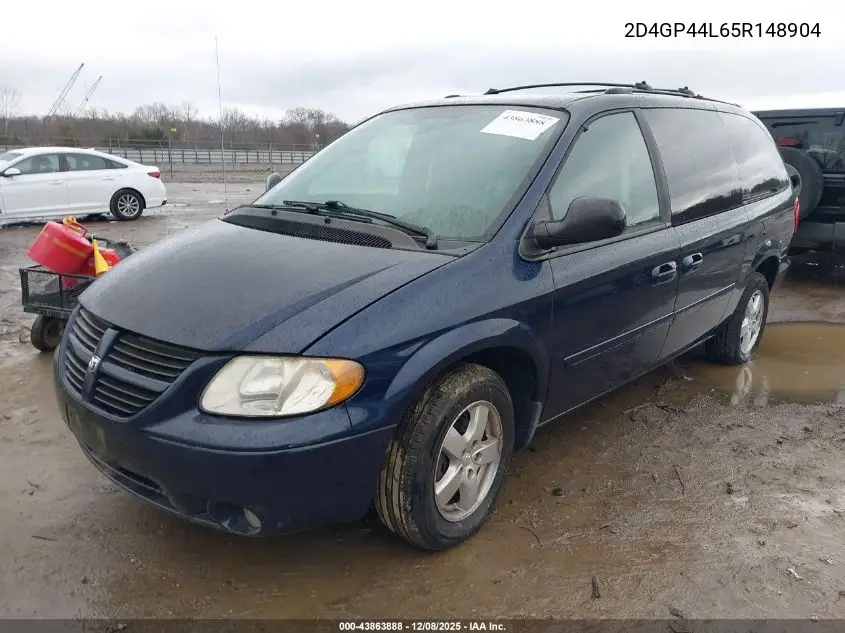 2D4GP44L65R148904 2005 Dodge Grand Caravan Sxt