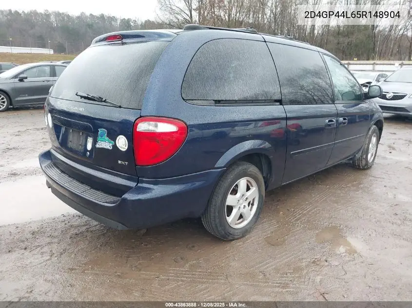 2D4GP44L65R148904 2005 Dodge Grand Caravan Sxt
