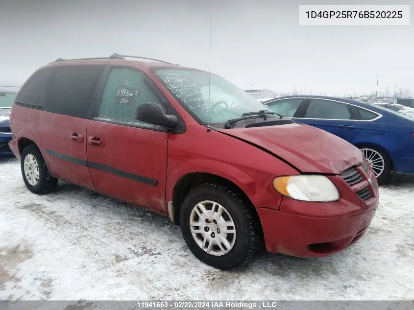 1D4GP25R76B520225 2006 Dodge Caravan