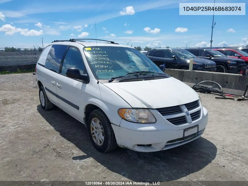 2006 Dodge Caravan VIN: 1D4GP25R46B683074 Lot: 12018064