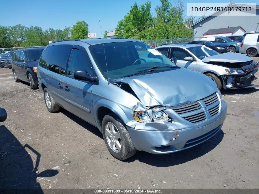 2006 Dodge Grand Caravan Se VIN: 1D4GP24R16B679713 Lot: 39391609