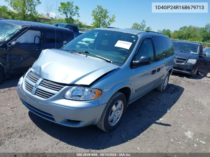 1D4GP24R16B679713 2006 Dodge Grand Caravan Se