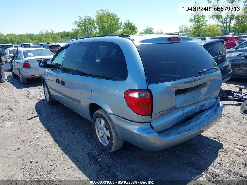 2006 Dodge Grand Caravan Se VIN: 1D4GP24R16B679713 Lot: 39391609