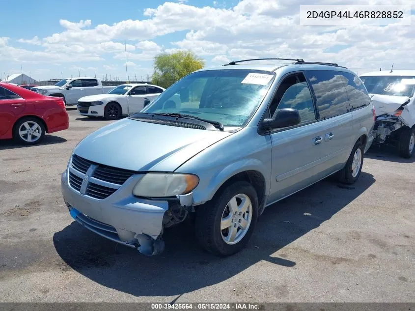 2006 Dodge Grand Caravan Sxt VIN: 2D4GP44L46R828852 Lot: 39425564