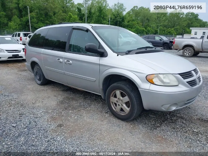 2006 Dodge Grand Caravan Sxt VIN: 2D8GP44L76R659196 Lot: 39451092