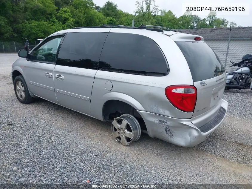 2D8GP44L76R659196 2006 Dodge Grand Caravan Sxt