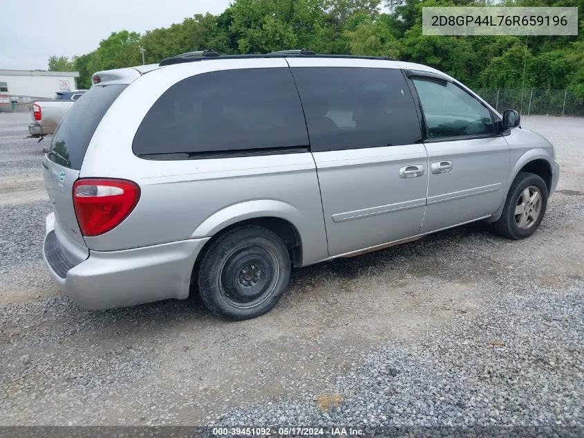 2D8GP44L76R659196 2006 Dodge Grand Caravan Sxt