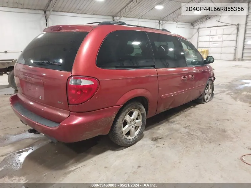 2D4GP44L66R855356 2006 Dodge Grand Caravan Sxt