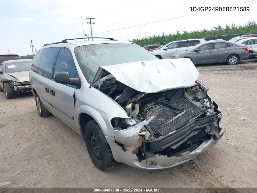 2006 Dodge Grand Caravan Se VIN: 1D4GP24R06B621589 Lot: 39487738