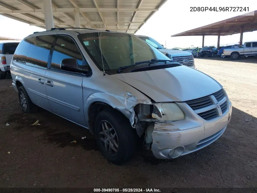 2006 Dodge Grand Caravan Sxt VIN: 2D8GP44L96R727241 Lot: 39490705