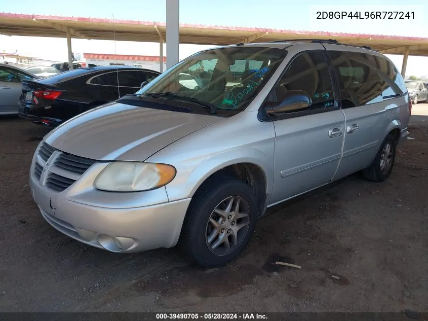 2006 Dodge Grand Caravan Sxt VIN: 2D8GP44L96R727241 Lot: 39490705