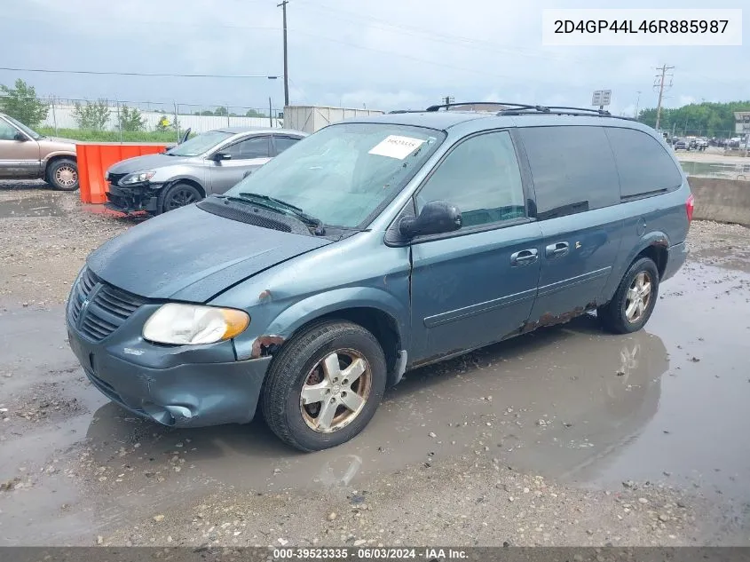 2D4GP44L46R885987 2006 Dodge Grand Caravan Sxt