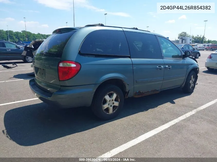 2D4GP44L26R854382 2006 Dodge Grand Caravan Sxt