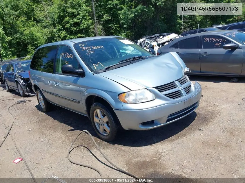 2006 Dodge Caravan Sxt VIN: 1D4GP45R66B607173 Lot: 39536001