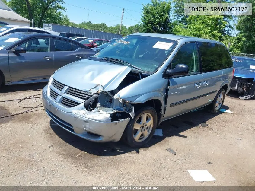 2006 Dodge Caravan Sxt VIN: 1D4GP45R66B607173 Lot: 39536001