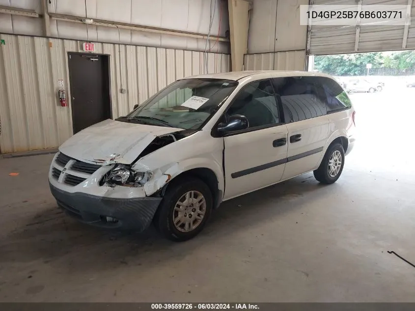 1D4GP25B76B603771 2006 Dodge Caravan Se